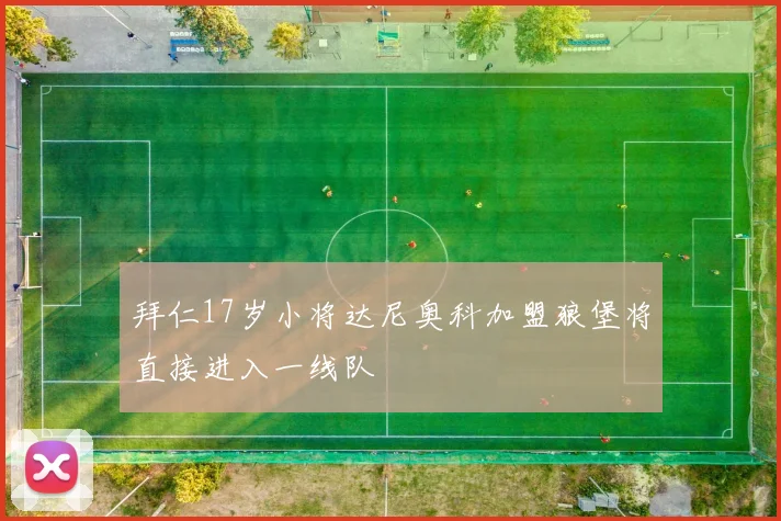 拜仁17岁小将达尼奥科加盟狼堡将直接进入一线队